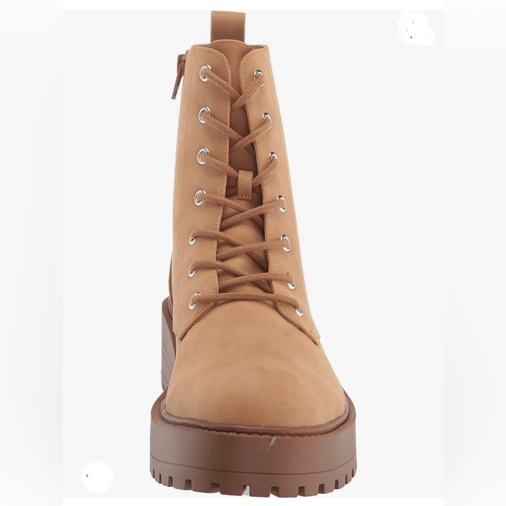 DV by Dolce Vita Shoes Women’s Lug Sole Lace Up Primm Ankle Boot Size 8.5 NEW - Picture 3 of 10